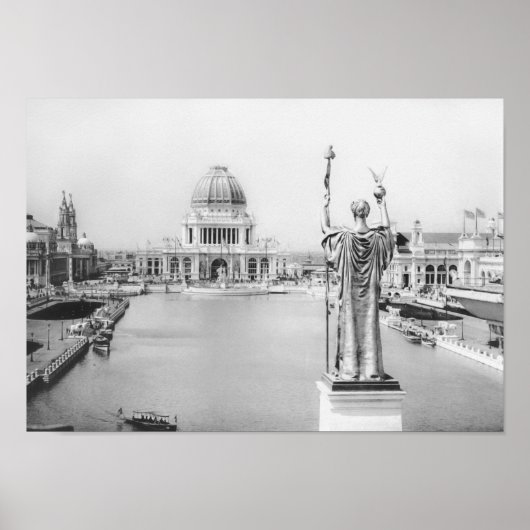 シカゴワールドズフェア – ホワイトシティ1893 ポスター (正面)