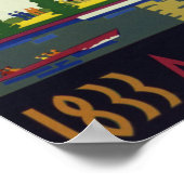 シカゴワールドフェアヴィンテージ旅行 ポスター (角)