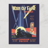 シカゴワールドフェア1933ヴィンテージはがき ポストカード (正面)