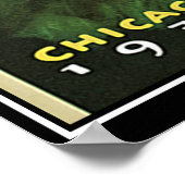 シカゴワールドフェア1934ヴィンテージプリント ポスター (角)