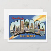 シカゴヴィンテージはがき ポストカード (正面/裏面)