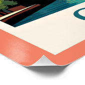 シカゴヴィンテージイラストレーション ポスター (コーナー)