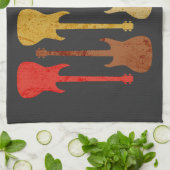 シカゴヴィンテージギターズコンサートフェスティバルお土産 キッチンタオル (折り畳み)