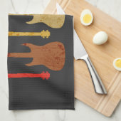 シカゴヴィンテージギターズコンサートフェスティバルお土産 キッチンタオル (四つ折り)