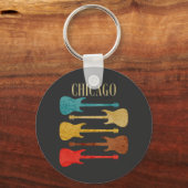 シカゴヴィンテージギターズコンサートフェスティバルお土産 キーホルダー (裏面)