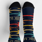 シカゴヴィンテージギターズコンサートフェスティバルお土産 ソックス (上部)