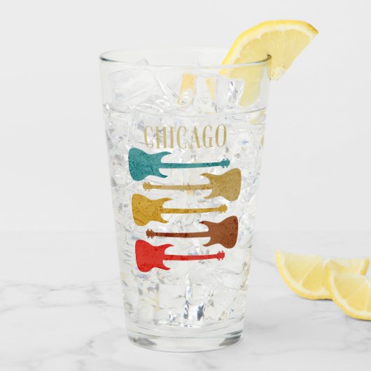 シカゴヴィンテージギターズコンサートフェスティバルお土産 タンブラーグラス (アイス裏面)