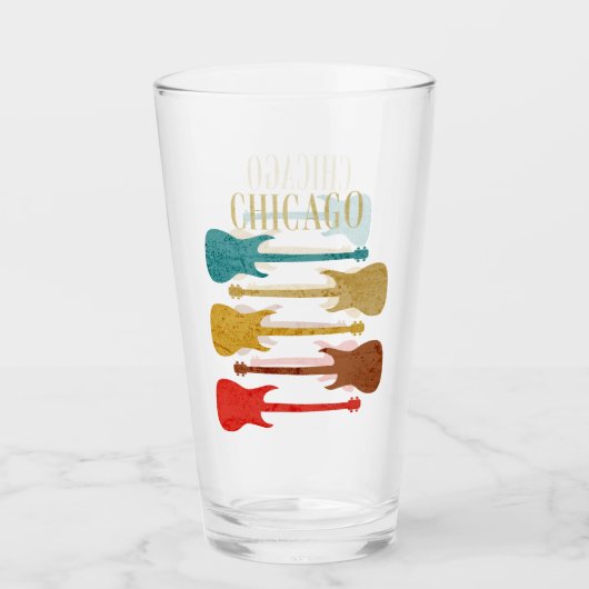 シカゴヴィンテージギターズコンサートフェスティバルお土産 タンブラーグラス (正面)