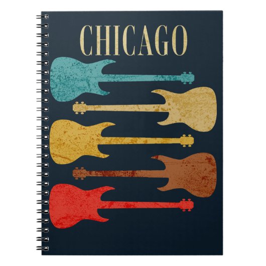 シカゴヴィンテージギターズコンサートフェスティバルお土産 ノートブック (正面)