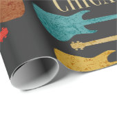 シカゴヴィンテージギターズコンサートフェスティバルお土産 ラッピングペーパー (ロールコーナー)