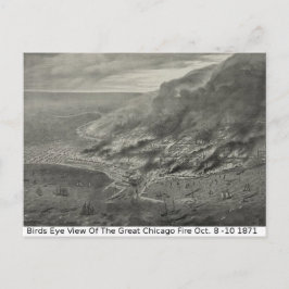 シカゴヴィンテージビュー、素晴らしザシカゴファイア ポストカード