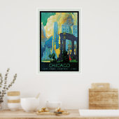 シカゴヴィンテージポスター ポスター (キッチン)