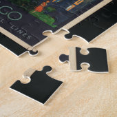 シカゴヴィンテージリース ジグソーパズル (側面)