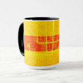 シカゴヴィンテージ地下鉄マップサウスウエストカラーズトレイン マグカップ (正面左)