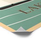 シカゴヴィンテージ旅行ポスター ポスター (角)