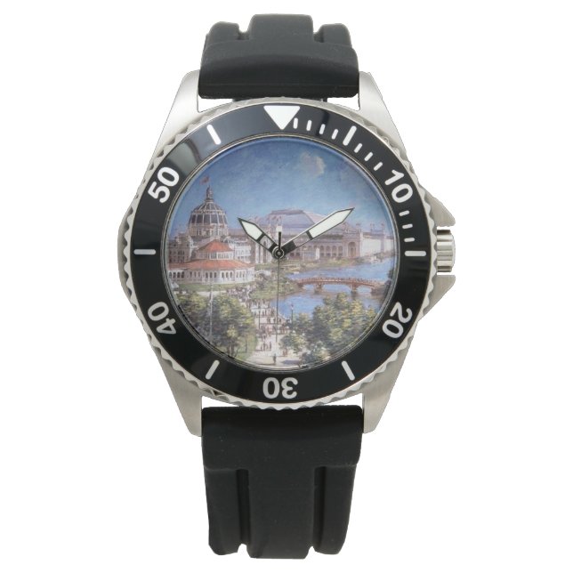 シカゴ万国博覧会（コロンビア博覧会） 腕時計 (正面)