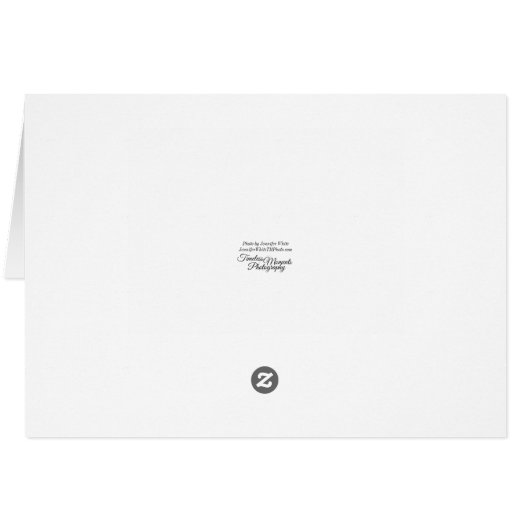 シカゴ上空の嵐のサンキューカード (裏面横)