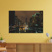 シカゴ上空の嵐 キャンバスプリント (インサイチュ (リビング))