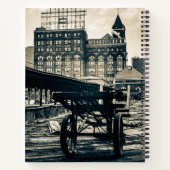 シカゴ中央鉄道ヤード車庫ICRR 1960年代 ノートブック (裏面)