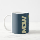 シカゴ中間空港(MDW)図表のマグ コーヒーマグカップ (左)