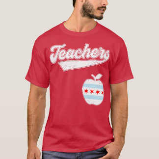 シカゴ先生基金Edのために未来の赤 Tシャツ