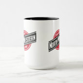 シカゴ北西部ヴィンテージ鉄道ロゴマグ マグカップ (中央)