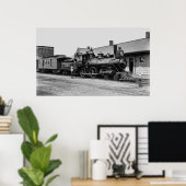 シカゴ及び北西部の鉄道蒸気機関車 ポスター (ホームオフィス)