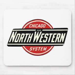 シカゴ及び北西鉄道ロゴ1 マウスパッド