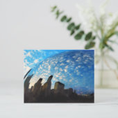 シカゴ反射、はがき ポストカード (スタンド正面)