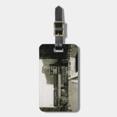 シカゴ商品マートトロリートレインウォーター色 ラゲッジタグ (正面縦)