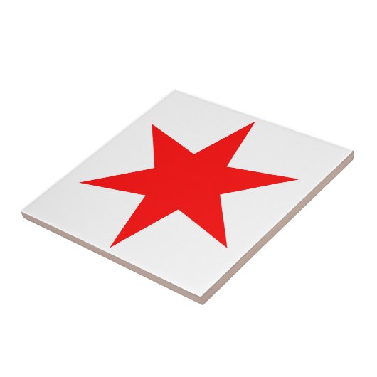 シカゴ国旗6の星 タイル (側面)