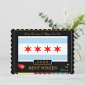 シカゴ国旗&ハッピーニューイヤー/ウィズ最高のズUSA シーズンカード (スタンド正面)