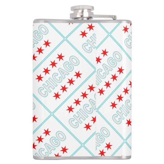 シカゴ国旗 フラスク (裏面)