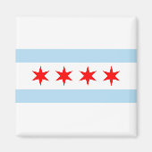 シカゴ国旗 マグネット (正面)