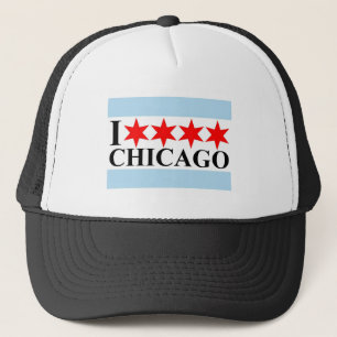 シカゴ国旗 – I Love Chicago キャップ