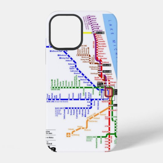 シカゴ地下鉄ケースメイト事件 iPhoneケース (裏面)