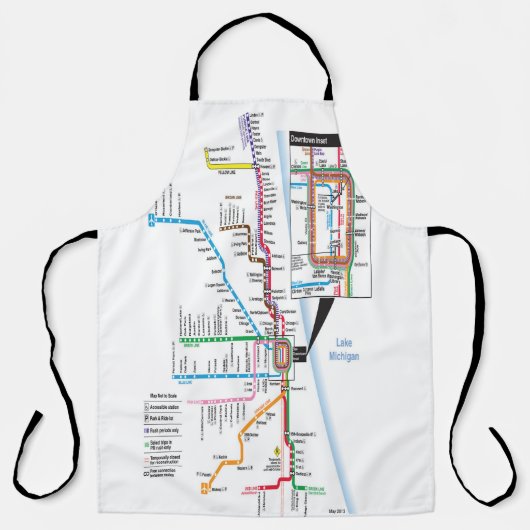 シカゴ地下鉄 エプロン (正面)