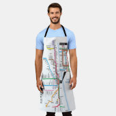 シカゴ地下鉄 エプロン (着用した状態)