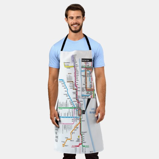 シカゴ地下鉄 エプロン (着用した状態)