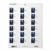 シカゴ夕べドライブ ラベル (フルシート)