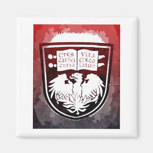 シカゴ大学シールマグネット マグネット (正面)