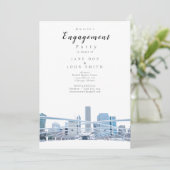 シカゴ婚約パーティ招待状 招待状 (スタンド正面)