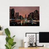 シカゴ川のトランプタワー ポスター (ホームオフィス)