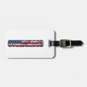 シカゴ州旗 ラゲッジタグ (正面横)