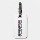 シカゴ州旗 ラゲッジタグ (裏面縦)