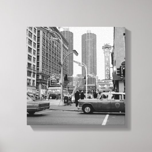 シカゴ州通り1967年5月7日ジェームズボンド キャンバスプリント (正面)