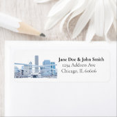 シカゴ差出人住所ラベル ラベル (インサイチュ)