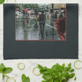 シカゴ市内 ウォータータワー プレイス キッチンタオル (折り畳み)