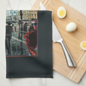 シカゴ市内 ウォータータワー プレイス キッチンタオル (四つ折り)