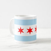 シカゴ市国旗(イリノイ) コーヒーマグカップ (正面左)